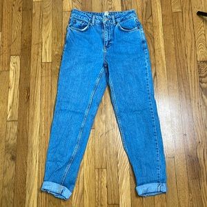 Topshop moto mom jean size 25